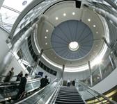 ceiling dome at airport