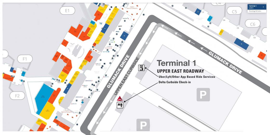 Upper east curbside map